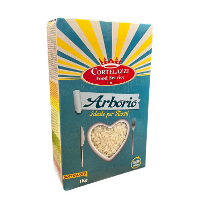 Rizs risotto vákuumos (arborio) 1 kg CORTELAZZI