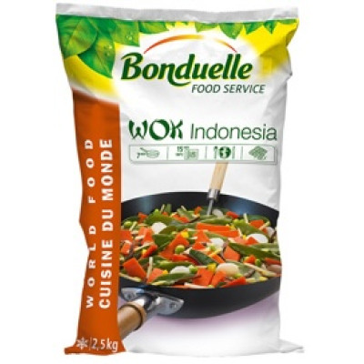 Wok Indonesia zöldségkeverék 2,5 kg BONDUELLE mirelit