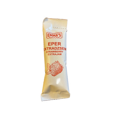 Mini extra jam eper 25 g (100 db/#) MÉZESDUÓ Mini extra jam eper 25 g (100 db/#) MÉZESDUÓ