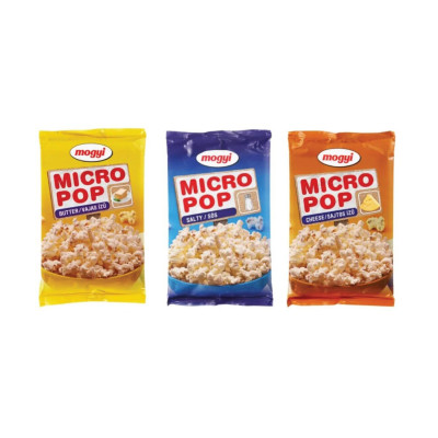 Popcorn micro 100 g sós/vajas/sajtos MOGYI