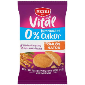 ÉDES cukormentes omlós keksz 180 g (21 db/#) DETKI