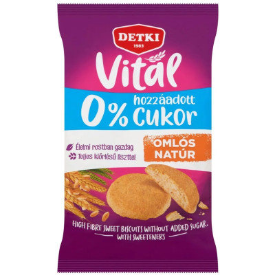 ÉDES cukormentes omlós keksz 180 g (21 db/#) DETKI ÉDES cukormentes omlós keksz 180 g (21 db/#) DETKI