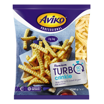 Hasábburgonya Zig Zag 2,5 kg (5 db/#) AVIKO TURBO mirelit