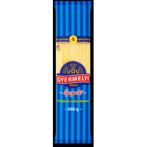 Spagetti 4 tojásos 500 g GYERMELYI