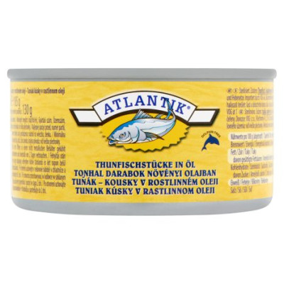 Tonhaldarabok (törzs) olajban 185 g ATLANTIK