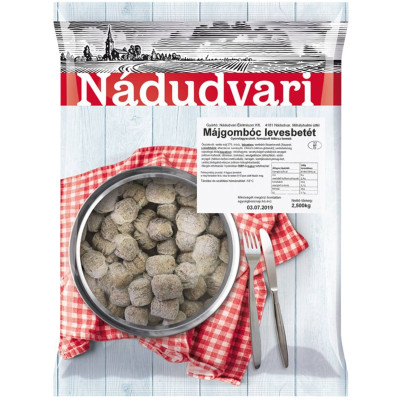 Májgombóc 2,5 kg NÁDUDVARI mirelit Májgombóc 2,5 kg NÁDUDVARI mirelit