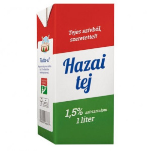 UHT Tej 1,5 % 1 l (12 db/#) HAZAI