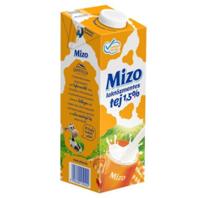 UHT Tej 1,5% laktózmentes 1 l (12 db/#) MIZO