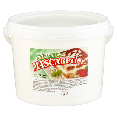Mascarpone 2 kg SZARVASI Mascarpone 2 kg SZARVASI