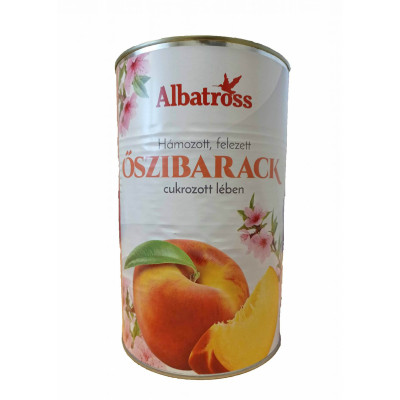 Őszibarack felezett 4.250/2.400 g ALBATROSS