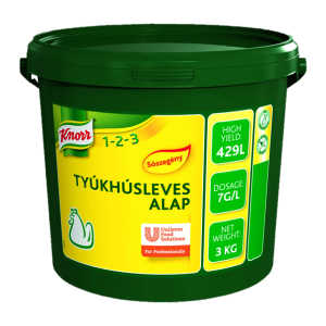 Tyúkhúsleves sószegény 3 kg KNORR