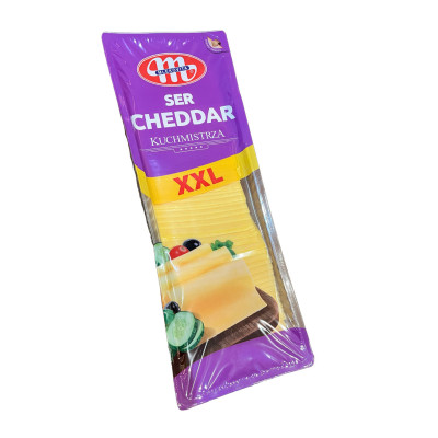 Sajt Cheddar Red szeletelt eredeti 1 kg MKV Sajt Cheddar Red szeletelt eredeti 1 kg MKV