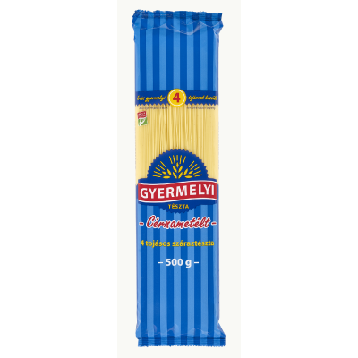 Cérnametélt 4 tojásos 500 g GYERMELYI