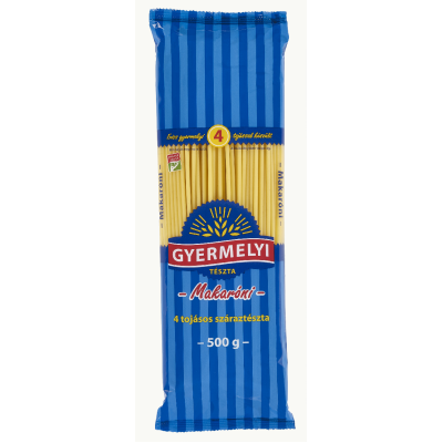 Makaróni 4 tojásos 500 g GYERMELYI
