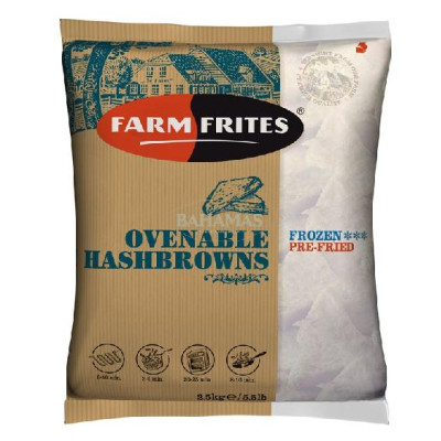 Röszti háromszög 2,5 kg Owenable Hasbrowns FARM FRITES mirelit Röszti háromszög 2,5 kg Owenable Hasbrowns FARM FRITES mirelit