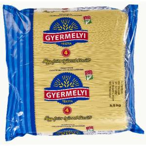 Cérnametélt 4 tojásos 5,5 kg GYERMELYI