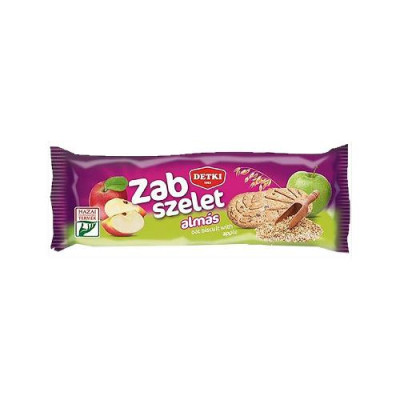 Zabszelet almás zabpelyhes keksz 50 g (40 db/#) DETKI