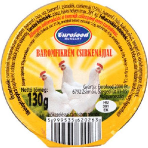 Baromfikrém csirkemájjal 50 g (24 db/#) EUROFOOD