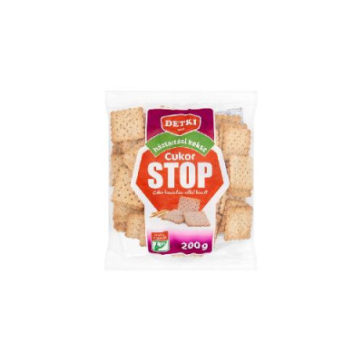 Háztartási keksz 180 g cukor stop (24 db/#) DETKI