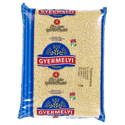 Tarhonya gépi 4 tojásos 7 kg GYERMELYI