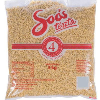 Csigatészta 4 tojásos 5 kg SOÓS