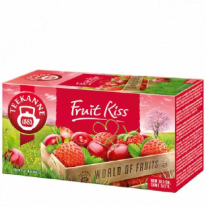 Filteres tea Fruit Kiss cseresznye - eper 2,5 g (12 db/#) TEEKANNE