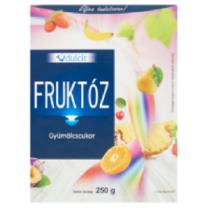 Fruktóz (gyümölcscukor) 250 g DULCIT