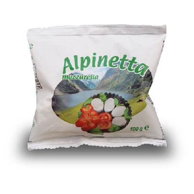 Mozzarella vizes golyó 100 g ALPINETTA /LA CASCINA Mozzarella vizes golyó 100 g ALPINETTA /LA CASCINA