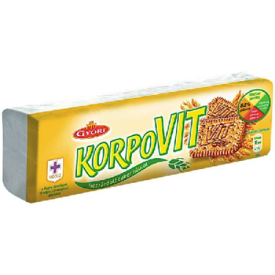 Keksz 174 g natúr (24 db/#) KORPOVIT Keksz 174 g natúr (24 db/#) KORPOVIT