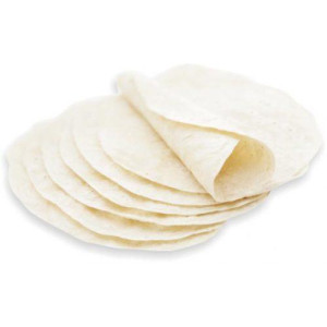 Tortilla lapok 15 cm búzalisztből (6-os) (10 db/#) mirelit