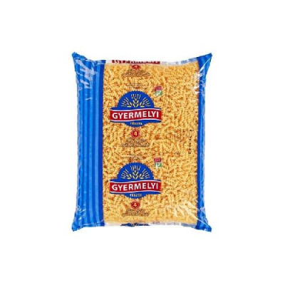 Fusilli (orsó) 4 tojásos 5 kg GYERMELYI