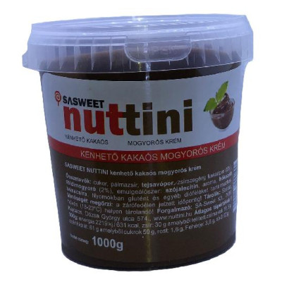 Mogyorókrém 1 kg NUTTINI